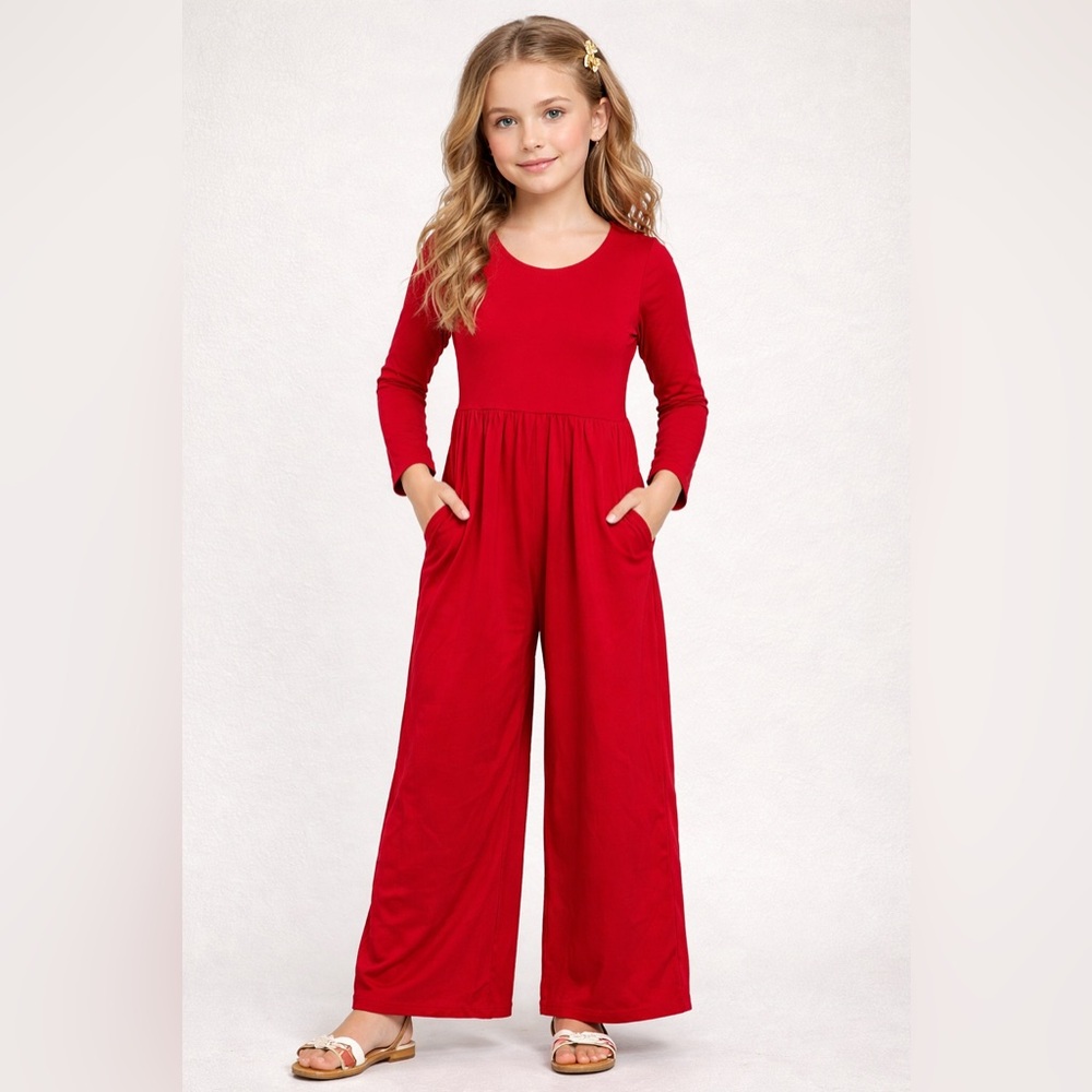 NWT Swoon Baby Clothing Red Bella Pocket Jumper Girls Size 10